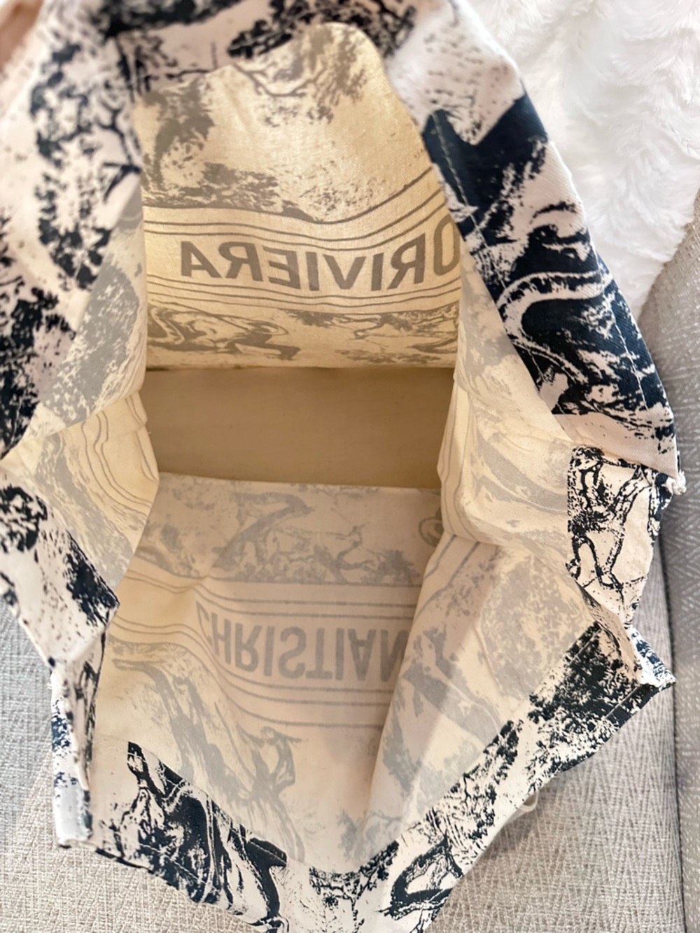 New Christian Dior GWP Dioriviera Straw Tote Bag - Picture 3 of 6